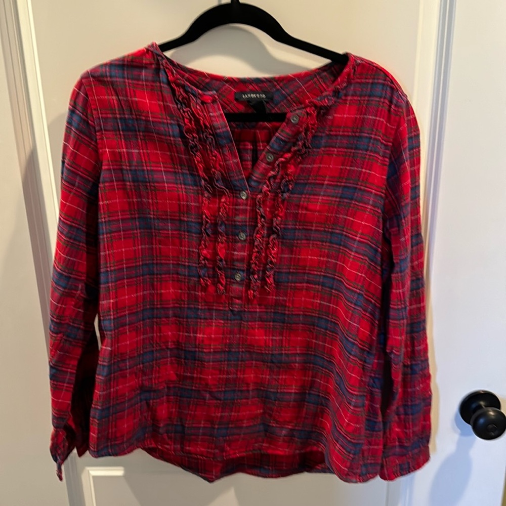 Lands End women’s flannel